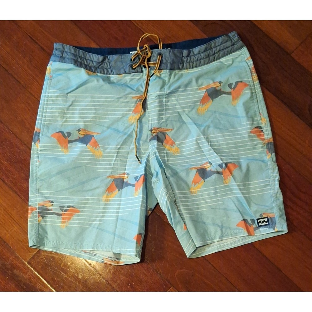 BILLABONG Lazztides Sundays Men's 31‎ waist Blue Swim Trunks